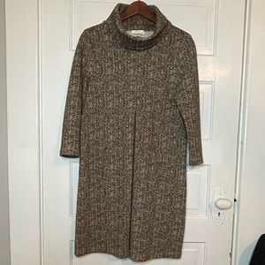 Tyler Boe Brown & White Dress w/ Pockets